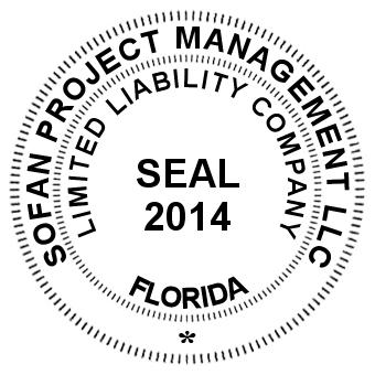 Sofan Project Management seal graphic dated 2014